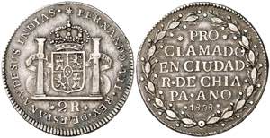 1808. Fernando VII. Chiapa. Proclamación ... 