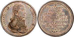 1809. Fernando VII. Real de Angangueo. ... 