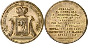 1814. Fernando VII. Madrid. Entrada del ... 