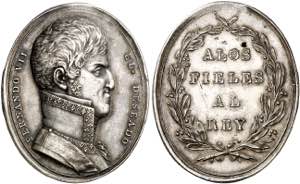 (1814). Fernando VII. Madrid. Reconocimiento ... 