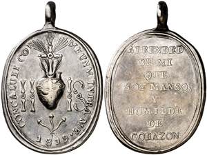 1819. Fernando VII. Ovalada. Medalla ... 