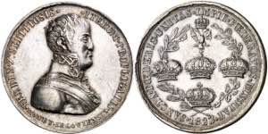 1823. Fernando VII. Segovia. La Cuádruple ... 