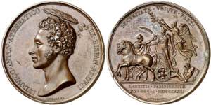 Francia. 1823. Luis XVIII. Duque de ... 
