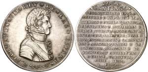 1814. Fernando VII. Chile. Reconquista de ... 