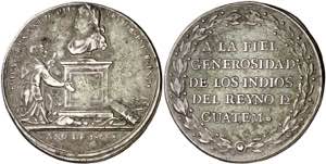 1809. Fernando VII. Guatemala. A la fiel ... 