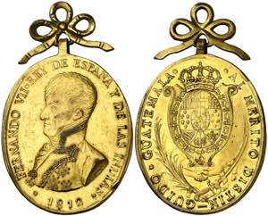 1812. Fernando VII. Guatemala. Premio al ... 