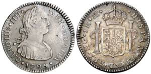 1795. Carlos IV. Guatemala. M. 1 real. (AC. ... 
