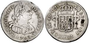 1793. Carlos IV. Lima. IJ. 1 real. (AC. ... 