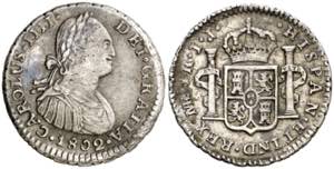 1802. Carlos IV. Lima. IJ. 1 real. (AC. ... 