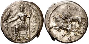 Mazaios (361-334 a.C.). Cilicia. Tarso. ... 
