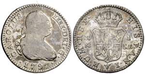 1797. Carlos IV. Madrid. MF. 1 real. (AC. ... 