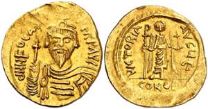 Focas (602-610). Constantinopla. Sólido. ... 