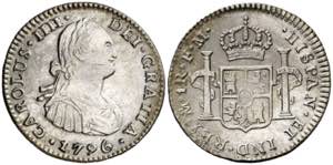 1796. Carlos IV. México. FM. 1 real. (AC. ... 