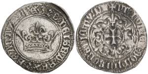 Juan y Blanca (1425-1441). Navarra. Gros. ... 