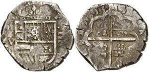 1613. Felipe III. Sevilla. V. 4 reales. (AC. ... 