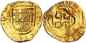 1611. Felipe III. Sevilla. B. 2 escudos. ... 