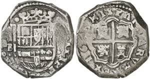 1645. Felipe IV. MD (Madrid). B. 8 reales. ... 