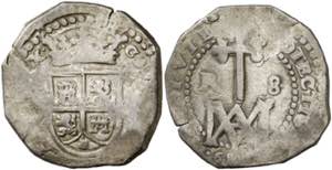 (16)89. Carlos II. Sevilla. M. 8 reales. ... 
