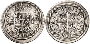 1729. Felipe V. Segovia. F. 1 real. (AC. ... 