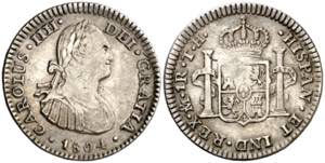 1804. Carlos IV. México. TH. 1 real. (AC. ... 