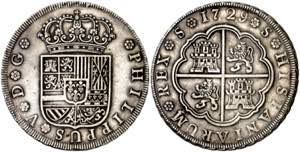 1729. Felipe V. Sevilla. 8 reales. (AC. ... 