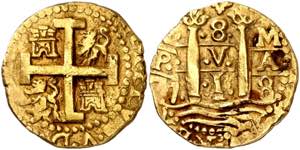 1718. Felipe V. Lima. M. 8 escudos. (AC. ... 