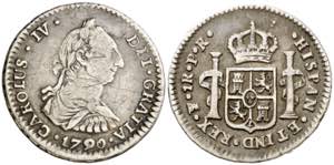 1790. Carlos IV. Potosí. PR. 1 real. (AC. ... 