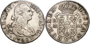 1798. Carlos IV. Madrid. MF. 8 reales. (AC. ... 
