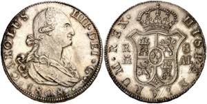 1808. Carlos IV. Madrid. AI. 8 reales. (AC. ... 