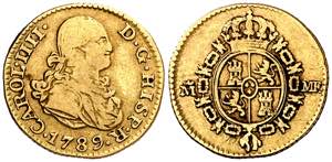 1789. Carlos IV. Madrid. MF. 1/2 escudo. ... 
