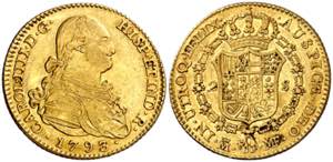 1793/2. Carlos IV. Madrid. MF. 2 escudos. ... 