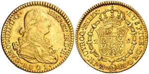 1801. Carlos IV. Madrid. FA/MF. 2 escudos. ... 