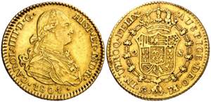 1804. Carlos IV. Madrid. FA/MF. 2 escudos. ... 