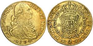 1794. Carlos IV. Santa Fe de Nuevo Reino. ... 