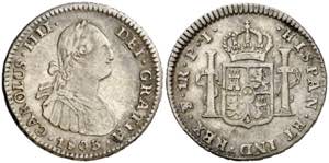 1803. Carlos IV. Potosí. PJ. 1 real. (AC. ... 