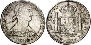 1810. Fernando VII. Lima. JP. 8 reales. (AC. ... 