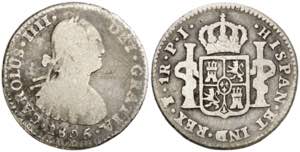 1805. Carlos IV. Potosí. PJ. 1 real. (AC. ... 