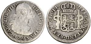 1793. Carlos IV. Santa Fe de Nuevo Reino. ... 