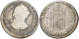 1789. Carlos IV. Santiago. DA. 1 real. (AC. ... 