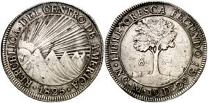 República de Centro América. 1825. NGM. 8 ... 