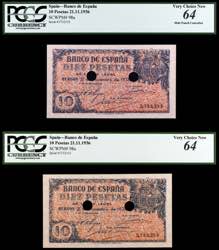 1936. Burgos. 10 pesetas. (Ed. D19na var) ... 