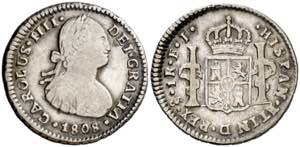 1808. Carlos IV. Santiago. FJ. 1 real. (AC. ... 