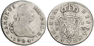 1794. Carlos IV. Sevilla. CN. 1 real. (AC. ... 