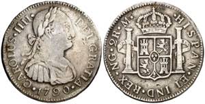 1790. Carlos IV. Guatemala. M. 2 reales. ... 