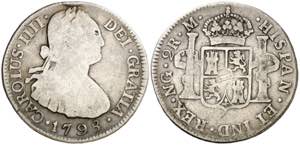 1798. Carlos IV. Guatemala. M. 2 reales. ... 
