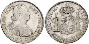 1801. Carlos IV. Guatemala. M. 2 reales. ... 