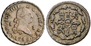 1799. Carlos IV. Segovia. 1 maravedí (AC. ... 