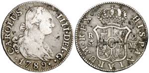 1789. Carlos IV. Madrid. MF. 2 reales. (AC. ... 