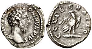 (180 d.C.). Marco Aurelio. Denario. (Spink ... 