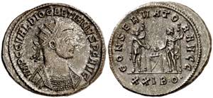 (288-293 d.C.). Diocleciano. Antoniniano. ... 